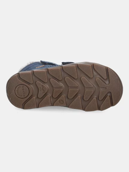 Froddo gyerek velúr téli cipő ZERU TEX FURRY BAREFOOT kék