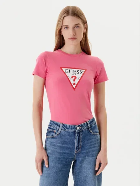 Guess Jeans Футболка рожевий