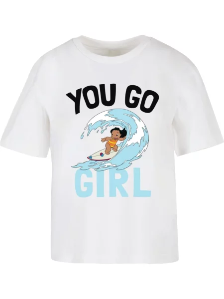 Merchcode Póló Lilo & Stitch You Go Girl vegyes színek fehér