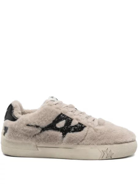 Sneakerși Ash cu șireturi din dantelă