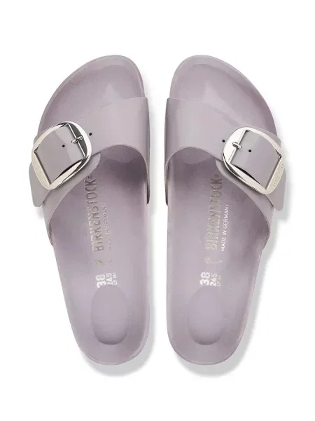 Кожаные шлепанцы Birkenstock с пряжкой