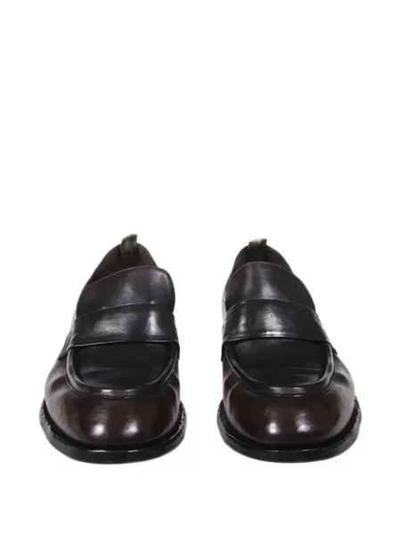 Pantofi loafer Officine Creative din piele maro