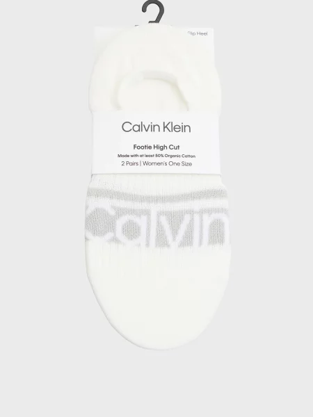 Шкарпетки Calvin Klein з автографом білі