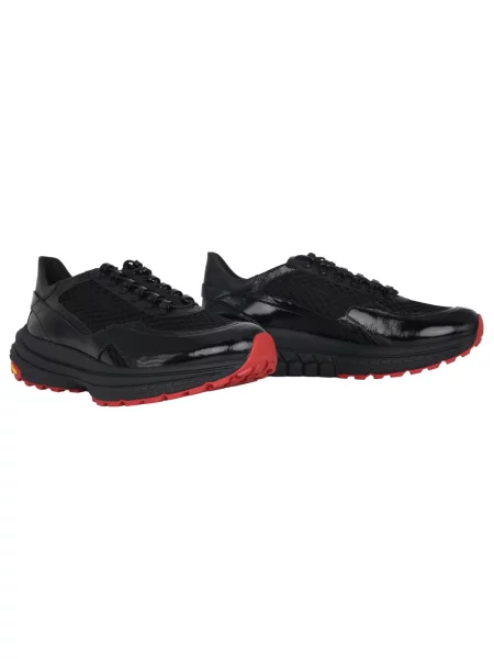 Sneakersy Högl skórzane czarne