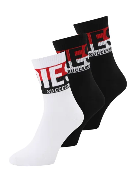 Nogavice Diesel SKM-RAY-THREEPACK SOCKS črna