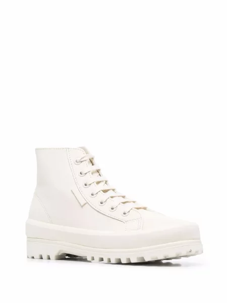 Top Superga din piele