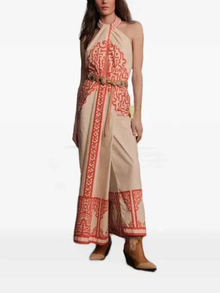 Rochie maxi Johanna Ortiz cu gât halter