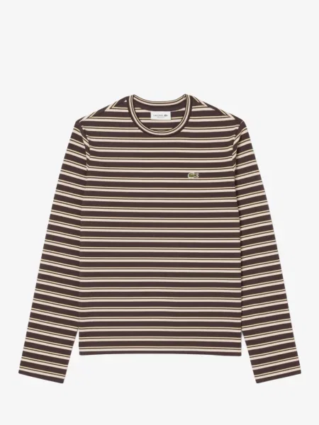 Футболка Lacoste коричнева