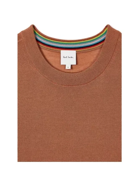 Paul Smith sweter wełniany brązowy