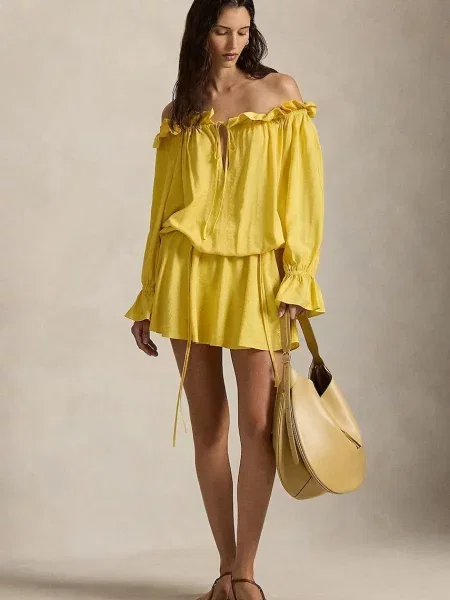 Polo Ralph Lauren rochie galben