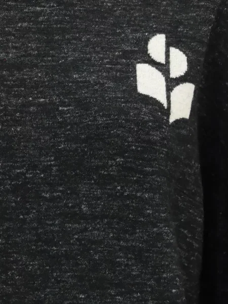 Pulover Marant Etoile cu broderie negru
