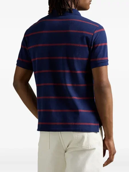 Kostkovaná dlouhá kšiltovka Polo Ralph Lauren bez rukávů modrá