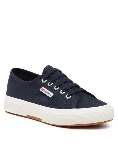 Superga Sneakersy Cotu Classic Tmavomodrá