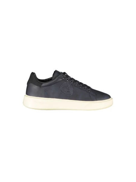 Sneakersy Blauer skórzane niebieskie