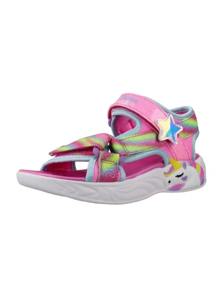 Sandále Skechers ružová