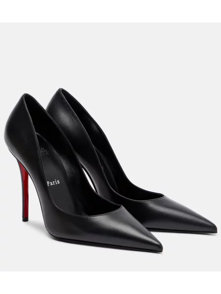 Pantofi cu toc Christian Louboutin din piele negru
