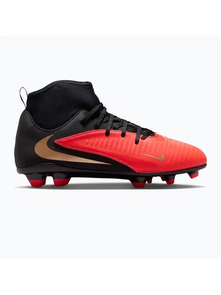 Încălțăminte de fotbal pentru bărbați Nike Jr. Phantom 6 High Club bright crimson/bright crimson/black negru