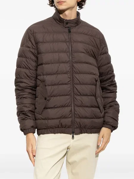 Reversibil geacă cu puf Moncler maro