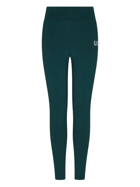 Leggings Ea7 Emporio Armani cu imagine verde