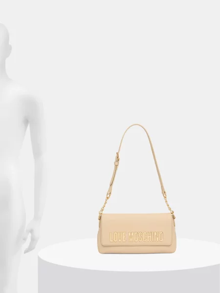Love Moschino női műbőr táska bézs