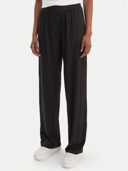 BOSS Піжамні штани B Logo чорний