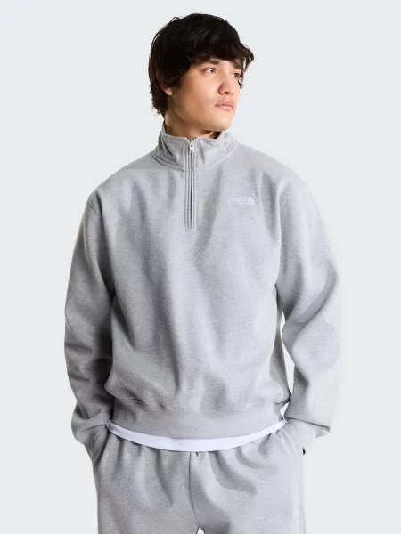 Кофта The North Face M TNF ESSENTIAL SIMPLE DOME RE бавовна/поліестер сірий