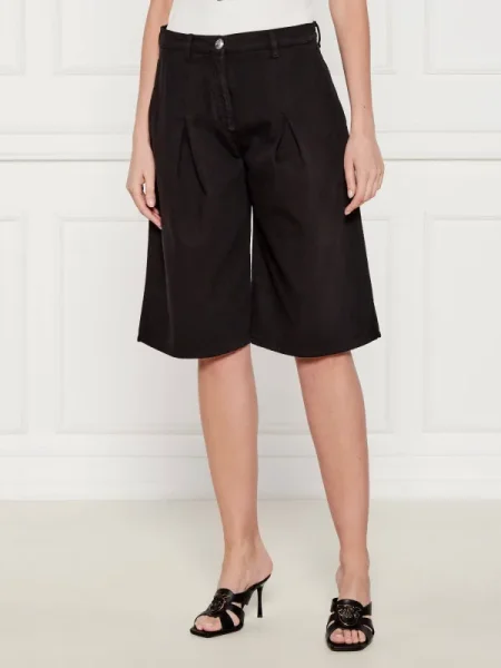 Pinko pantaloni scurți din negru