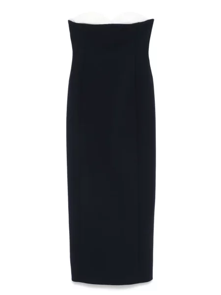 Rochie maxi Khaite de costum albastru