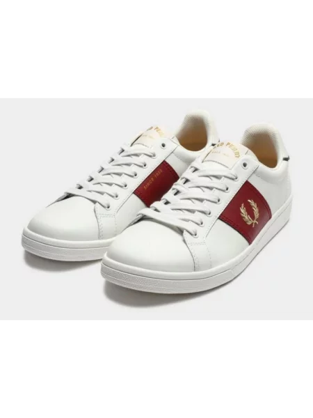 Sneakersy Fred Perry skórzane białe