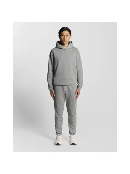 Bluza z kapturem Lyle & Scott z logo szara