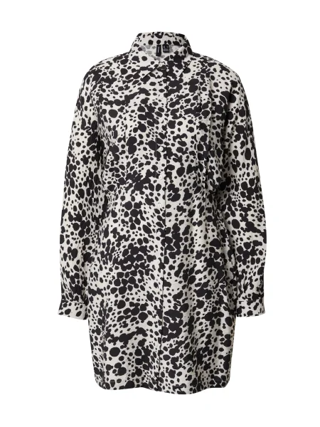 VERO MODA Rochie tip bluză JOSIEDORA gri deschis negru