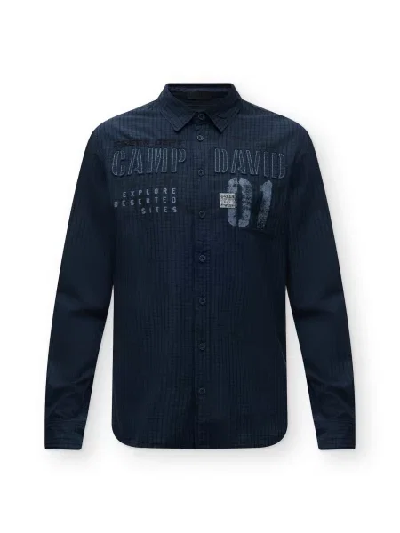 CAMP DAVID Ing tengerészkék / éjkék / galambkék fekete