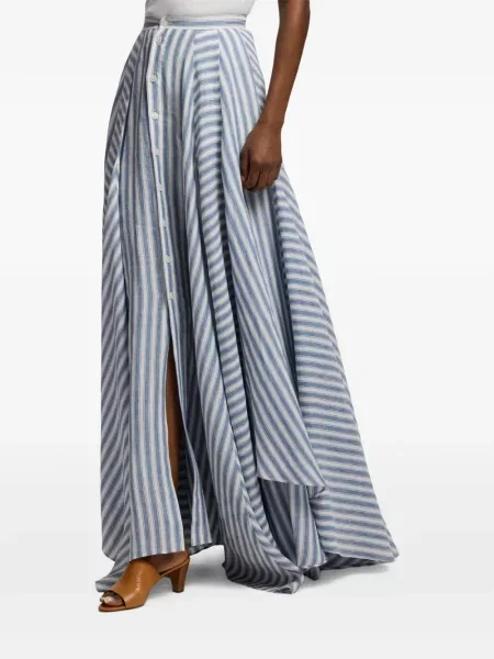 Fusta maxi Ralph Lauren Collection alb