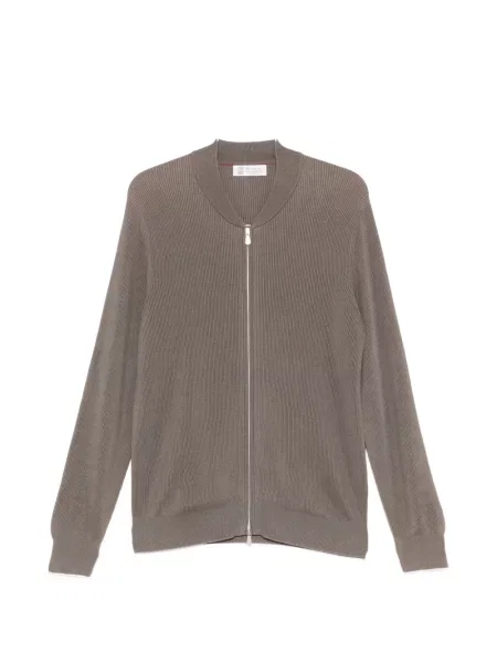 Cardigan Brunello Cucinelli maro