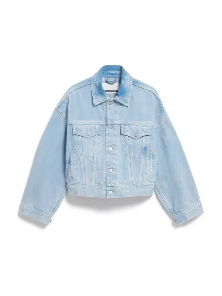 ARMEDANGELS Přechodná bunda Paasithe světlemodrá