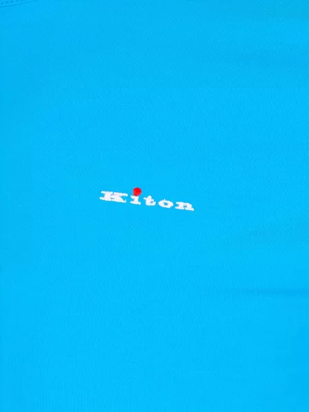 Μπλούζα Kiton με κέντημα μπλε