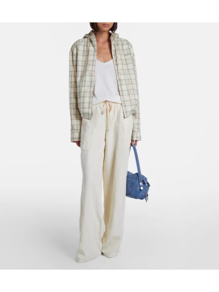 Pantaloni 7 For All Mankind alb