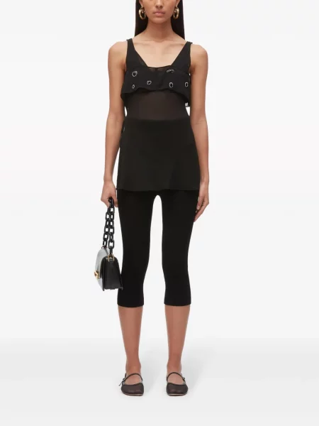 Šilkinė marškinėliai be rankovių 3.1 Phillip Lim juoda