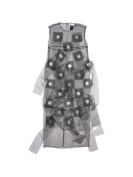 Sukienka Meryll Rogge z frędzli garniturowa czarna