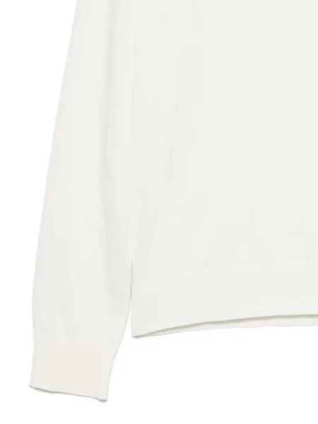 Pulover Dsquared2 cu decolteu rotund alb