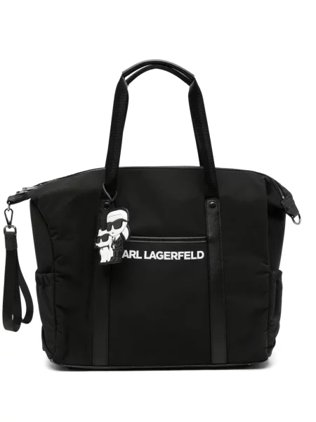 Torba dziecięca Karl Lagerfeld czarna