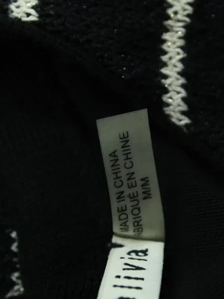 Rochie mini Alice + Olivia cu dungi de costum negru