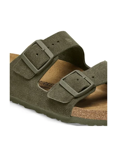 Topánky BIRKENSTOCK Arizona Suede Thyme zelená