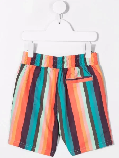 Kąpielówki dziecięce Paul Smith pomarańczowe