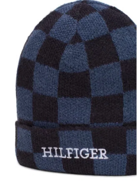 Čepice Tommy Hilfiger modrý
