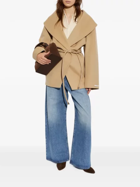 Blugi cu picior larg Sportmax albastru