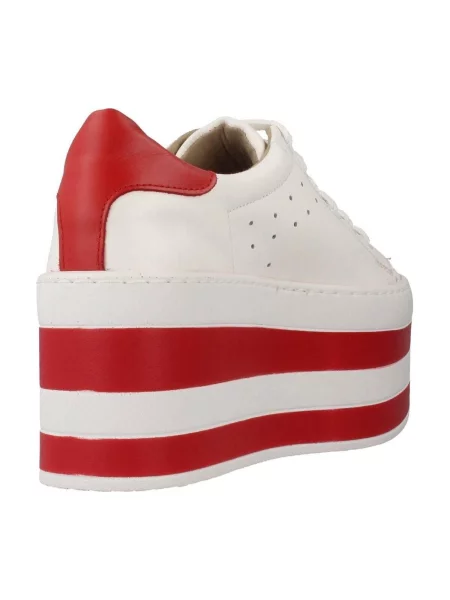 Pantofi Yellow alb