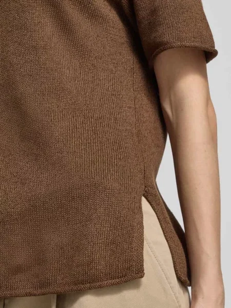Sweter o kroju regular fit z mieszanki bawełny i lnu Marc O'polo