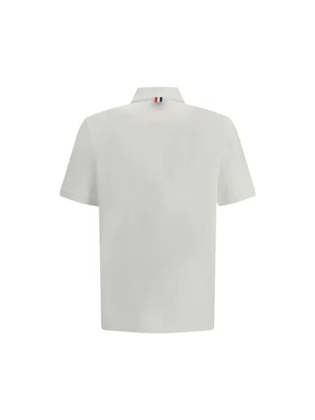Koszulka polo Thom Browne biała
