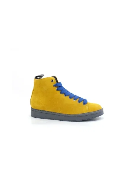 Sneakersy Panchic skórzane żółte